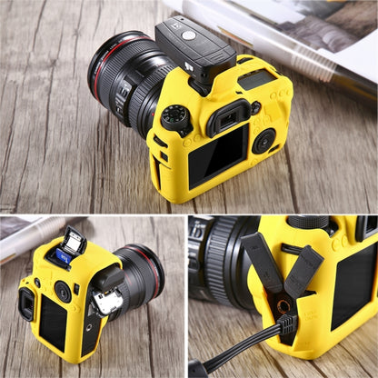 PULUZ Soft Silicone Protective Case for Canon EOS 6D(Yellow) - Camera Accessories by PULUZ | Online Shopping UK | buy2fix