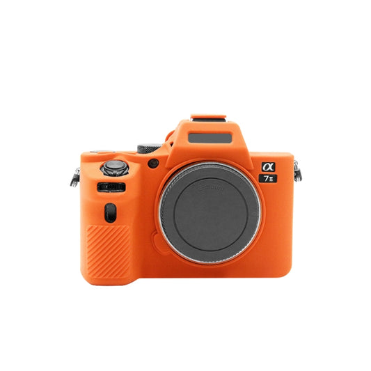 PULUZ Soft Silicone Protective Case for Sony ILCE-7MII / 7SMII / 7RMII(Orange) by PULUZ
