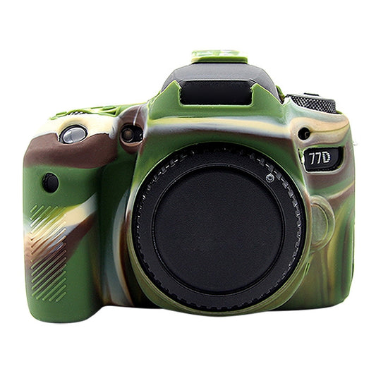 PULUZ Soft Silicone Protective Case for Canon EOS 77D(Camouflage) by PULUZ