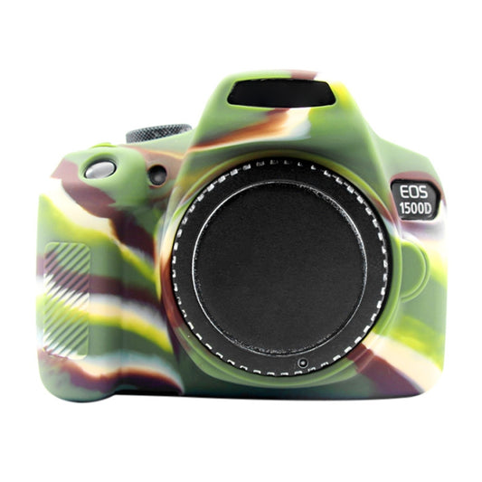 PULUZ Soft Silicone Protective Case for Canon EOS 1300D / 1500D(Camouflage) by PULUZ