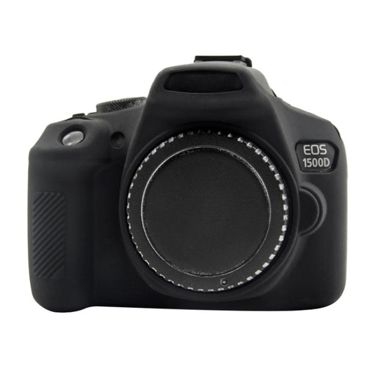 PULUZ Soft Silicone Protective Case for Canon EOS 1300D / 1500D(Black) by PULUZ