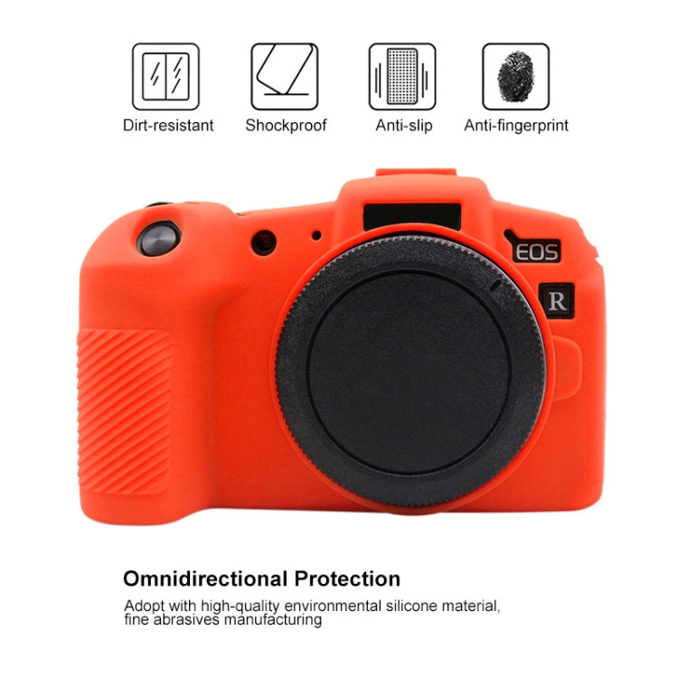 PULUZ Soft Silicone Protective Case for Canon EOS RP(Red) - Camera Accessories by PULUZ | Online Shopping UK | buy2fix