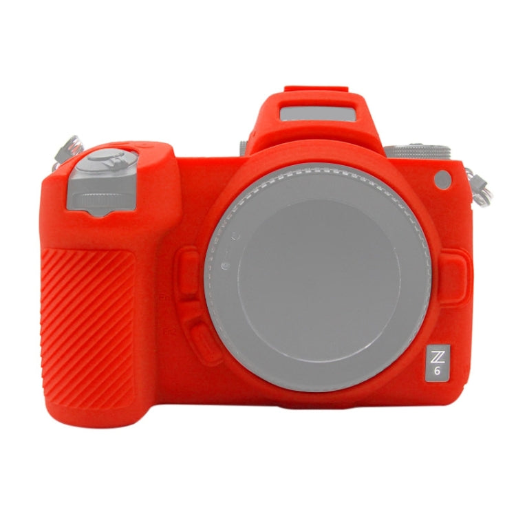 PULUZ Soft Silicone Protective Case for Nikon Z6 / Z7(Red) - Camera Accessories by PULUZ | Online Shopping UK | buy2fix