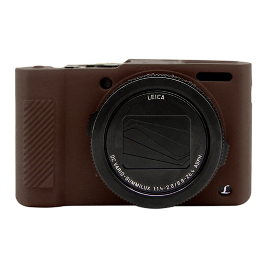 PULUZ Soft Silicone Protective Case for Panasonic Lumix LX10(Coffee) by PULUZ