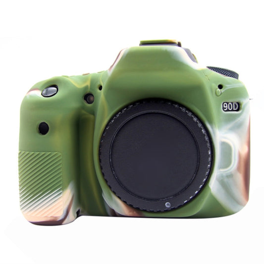 PULUZ Soft Silicone Protective Case for Canon EOS 90D (Camouflage) - Protective Case by PULUZ | Online Shopping UK | buy2fix