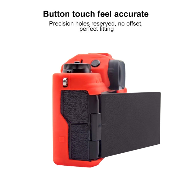 PULUZ Soft Silicone Protective Case for Fujifilm X-T4(Red) - Camera Accessories by PULUZ | Online Shopping UK | buy2fix