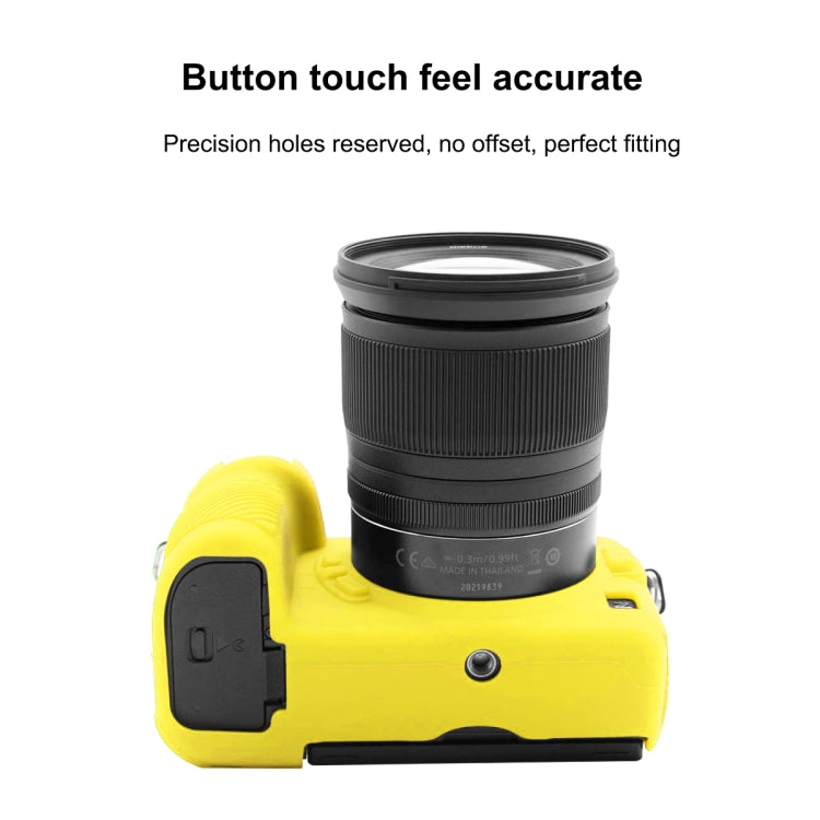 PULUZ Soft Silicone Protective Case for Nikon Z6 II(Yellow) - Camera Accessories by PULUZ | Online Shopping UK | buy2fix