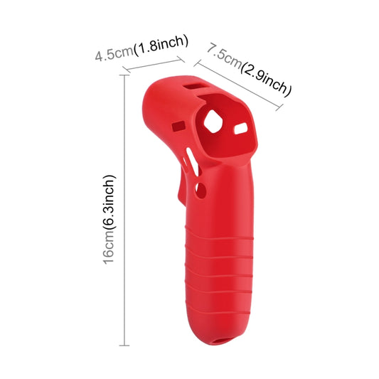 For DJI RC Motion 2 / DJI Avata / FPV Rocker PULUZ Silicone Protective Case with Neck Strap(Red) by PULUZ