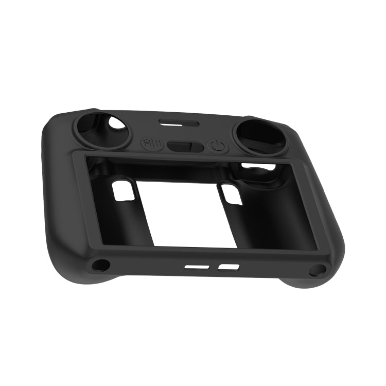 For DJI Mini 4 Pro / Air 3 Remote Control / DJI RC 2 with Screen PULUZ Silicone Protective Case (Black) - Others by PULUZ | Online Shopping UK | buy2fix