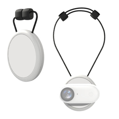 For Insta360 GO 3 PULUZ Magnetic Pendant Holder Quick Release Neck Strap (White) - Mount & Holder by PULUZ | Online Shopping UK | buy2fix