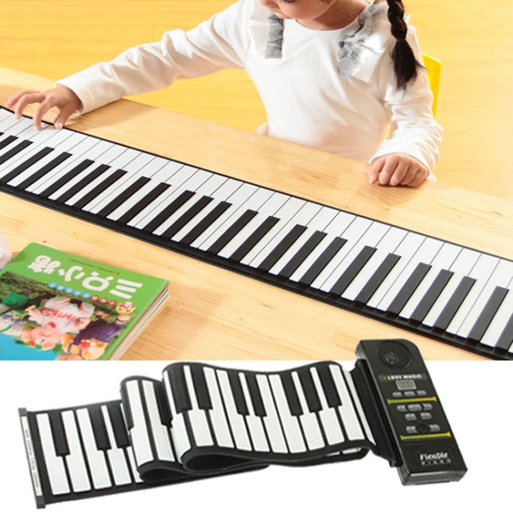 88 Keys Portable MIDI Silicone Flexible Roll Up Piano, Keyboard: 133 x 14.2 x 0.6cm - Keyboard Instruments by buy2fix | Online Shopping UK | buy2fix