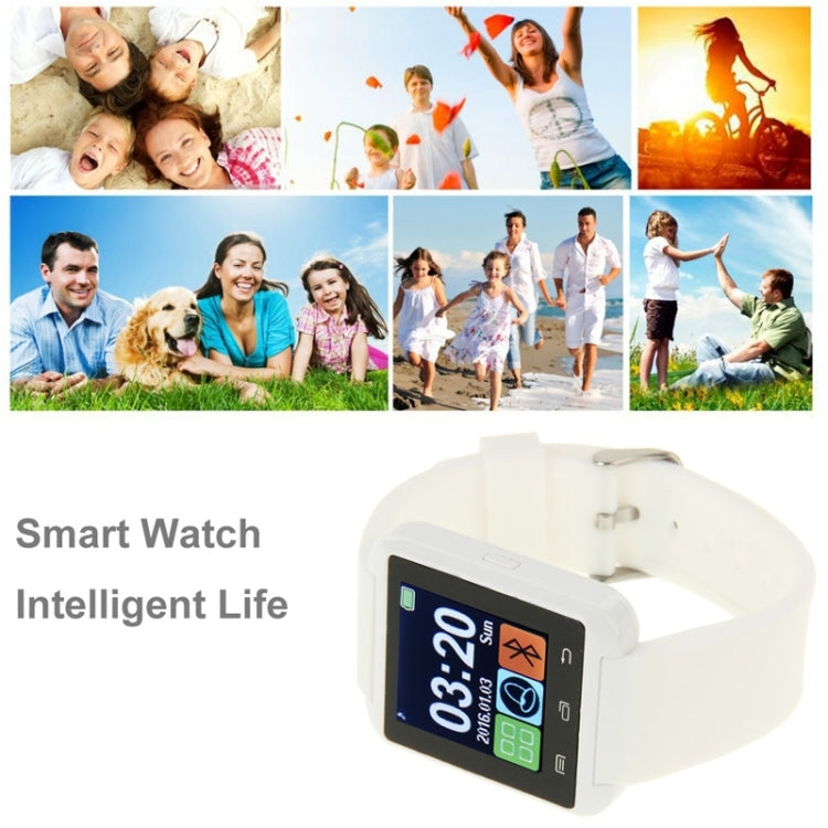 U80 Bluetooth Health Smart Watch 1.5 inch LCD Screen for Android Mobile Phone, Support Phone Call / Music / Pedometer / Sleep Monitor / Anti-lost(Red) - Smart Wear by buy2fix | Online Shopping UK | buy2fix