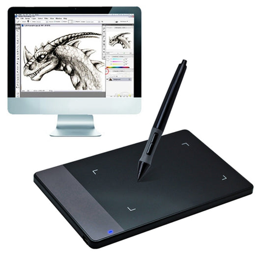 HUION 420 Portable Smart 4.0 x 2.23 inch 4000LPI Stylus Digital Tablet Signature Board with Digital Pen by HUION
