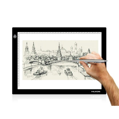 Huion L4S USB Portable 17.7 inch Ultra Slim Adjustable Brightness Art Craft Tattoo Tracing Light Box Pad Board - Consumer Electronics by HUION | Online Shopping UK | buy2fix