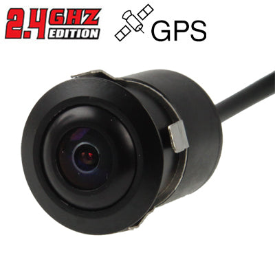 2.4G GPS Wireless Car Rearview Reversing Parking Backup Color Camera, Wide viewing angle: 120 Degrees(WX1637BS)(Black) - In Car by buy2fix | Online Shopping UK | buy2fix