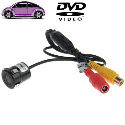 Waterproof Wired Punch DVD Rear View Camera With Scaleplate , Support Installed in Car DVD Navigator or Car Monitor , Wide Viewing Angle: 170 degree (WD004)(Black) by buy2fix