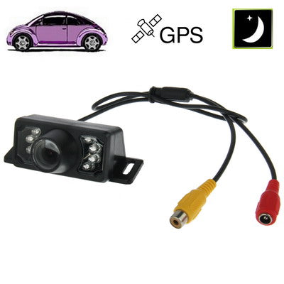 7 LED IR Infrared Waterproof Night Vision Wired Short Lens DVD Rear View, With Scaleplate , Support Installed in Car DVD Navigator or Car Monitor , Wide Viewing Angle: 140 degree (YX002)(Black) - In Car by buy2fix | Online Shopping UK | buy2fix