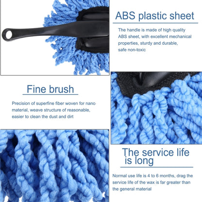 KANEED SL-915 Car Dash Duster Washable Microfiber Interior and Exterior Surface Cleaner Wax Treated Professional Detailing Tool, Size: 34 x 19cm(Blue) - Car washing supplies by KANEED | Online Shopping UK | buy2fix