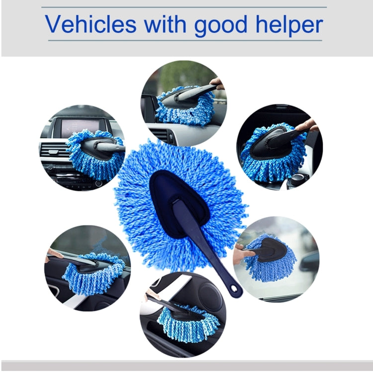 KANEED SL-915 Car Dash Duster Washable Microfiber Interior and Exterior Surface Cleaner Wax Treated Professional Detailing Tool, Size: 34 x 19cm(Blue) - Car washing supplies by KANEED | Online Shopping UK | buy2fix