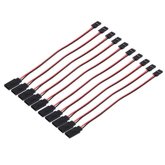 10 câbles d'extension de servo de 15 cm.