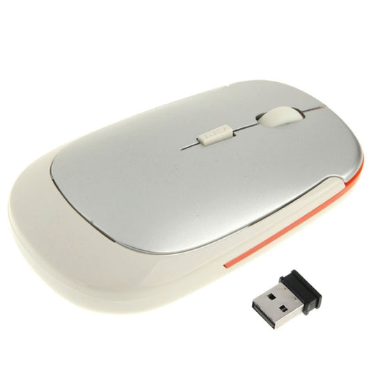 2.4GHz Wireless Ultra-thin Mouse(Silver) by buy2fix