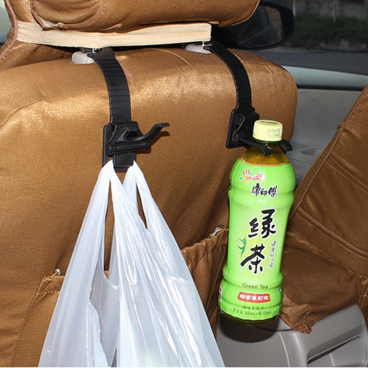20 PCS Cleverly Plastic Pothook for Car Seat Headrest Backrest(Black) by buy2fix