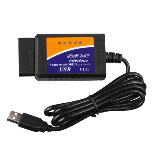 USB ELM327 OBDII Car Diagnostics Tool for Notebook / PC(Black) by buy2fix