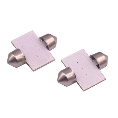 2 PCS 31mm 1.5W 80LM White Light 1 COB LED License Plate Reading Lights Car Light Bulb by buy2fix