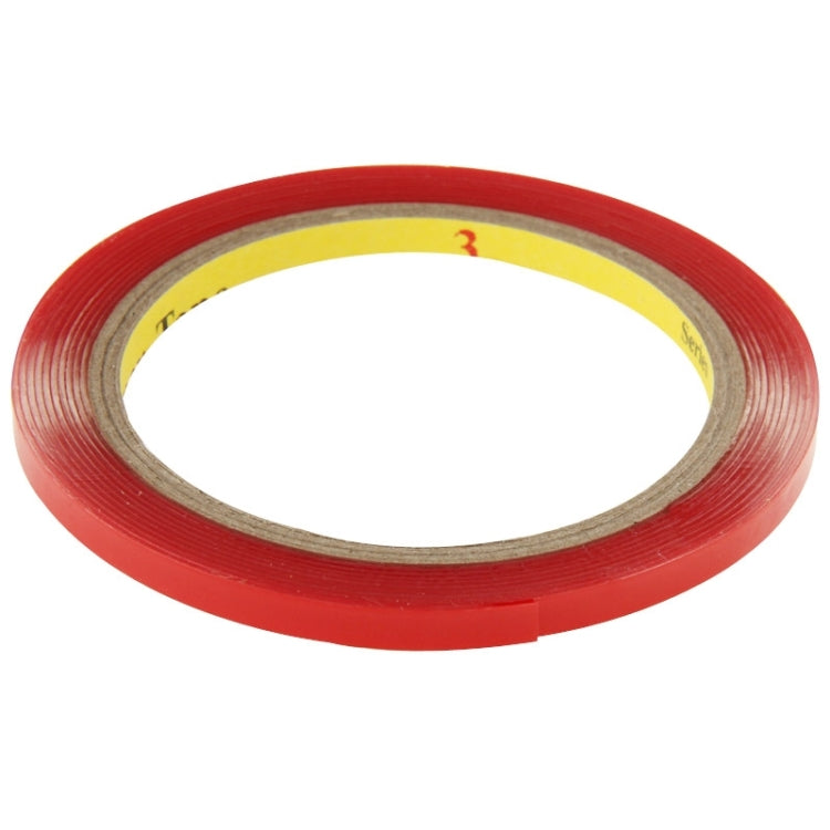 10 PCS Universal Car Transparent Double Sided Adhesive Tape, Width: 6mm(Red) - Double Sided Tape by buy2fix | Online Shopping UK | buy2fix