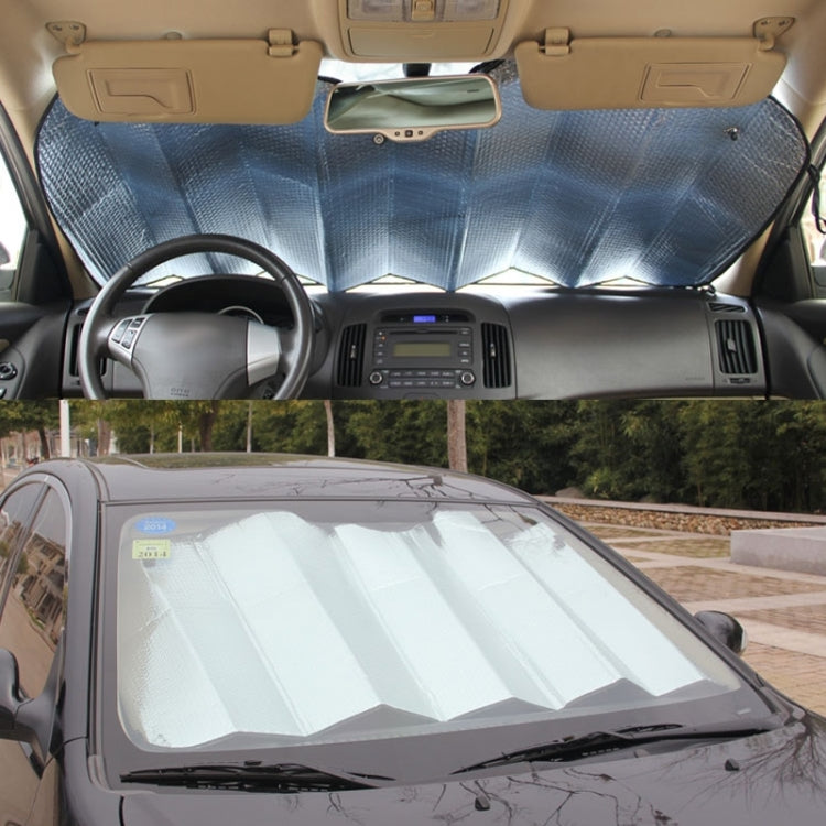 Foldable Car Back Windshield Sunscreen Foil, Size: 125 x 60 cm by buy2fix
