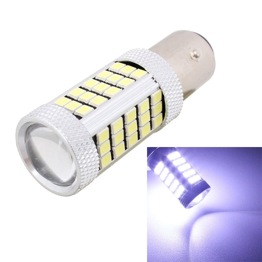 2 pièces 1157/BAY15D 12.6W 630LM 6500K lumière blanche 2835 SMD 66 LED frein/feu de direction de voiture, DC12V