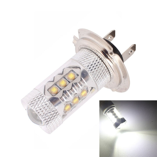 H7 80W 800LM 6500K Weißlicht 16-3535-LEDs Auto-Nebelscheinwerfer, Konstantstrom, DC12-24V (Weißlicht)