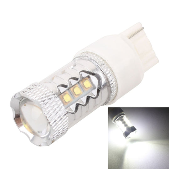 T20/7440 Einzeldraht 80W 800LM 6500K Weißlicht 16-3535-LEDs Auto-Nebelscheinwerfer, Konstantstrom, DC12-24V