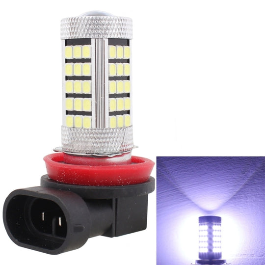 2 pièces H11 12.6W 630LM 6500K lumière blanche 2835 SMD 66 LED antibrouillard de voiture, DC12V