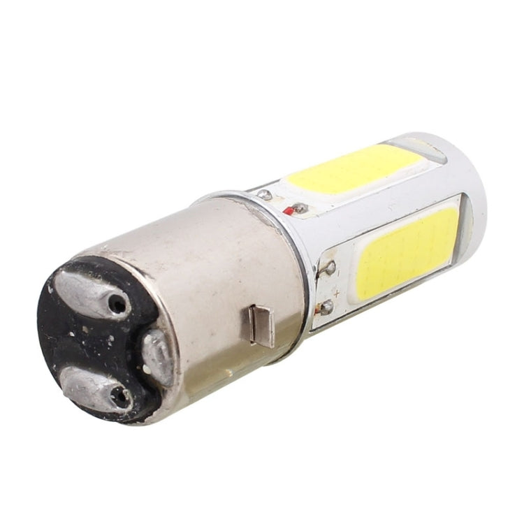 BA20D 1250LM 20W + 5W 5 x COB LED White Light Motorcycle Brake Light Lamp Bulb, DC 12V by buy2fix