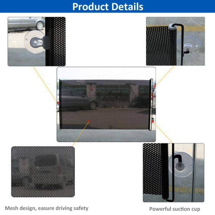 Retractable Car Window Sun Shade for Automobile Front and Back Windshield, Size: 125cm x 50cm, Random Color Delivery - Window Foils & Solar Protection by buy2fix | Online Shopping UK | buy2fix