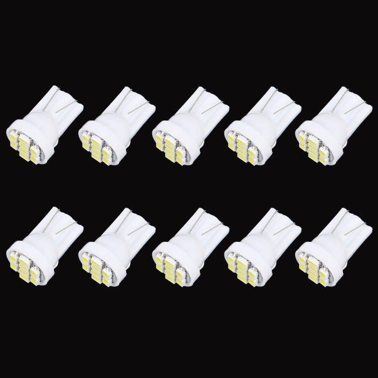 10 PCS T10 8 LED Car Signal Light Bulb(White Light) by buy2fix