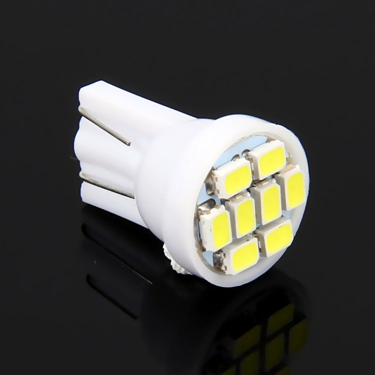 10 PCS T10 8 LED Car Signal Light Bulb(White Light) by buy2fix