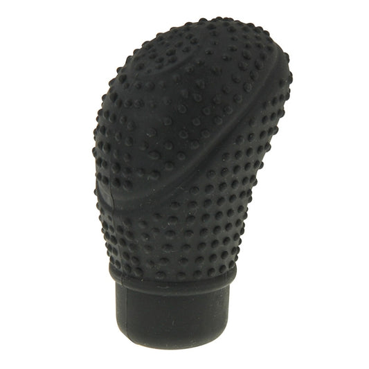 Universal Elasticity Nonslip Soft Silicone Car Gear Shift Knob Cover(Black) by buy2fix
