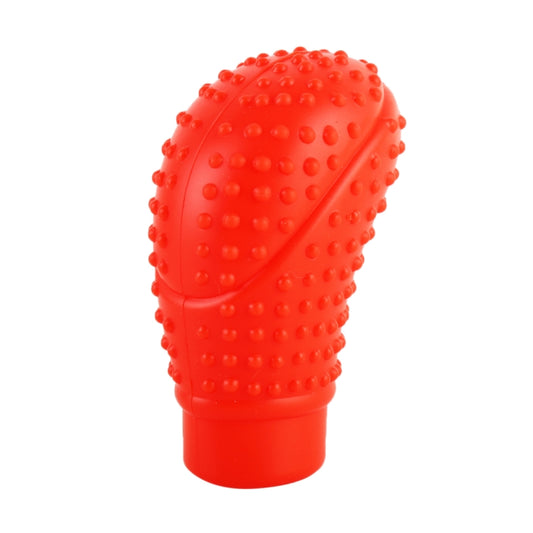 Universal Elasticity Nonslip Soft Silicone Car Gear Shift Knob Cover(Red) by buy2fix