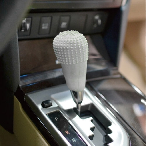 Universal Elasticity Nonslip Soft Silicone Car Gear Shift Knob Cover(Grey) by buy2fix
