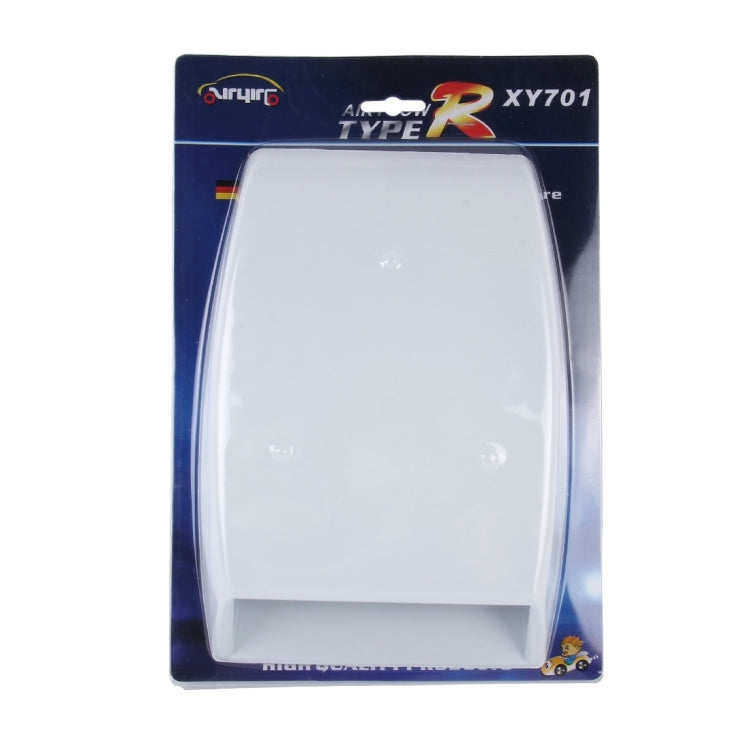 Car Turbo Style Air Intake Bonnet Scoop for Car Decoration(White) - Decorative Sticker by buy2fix | Online Shopping UK | buy2fix