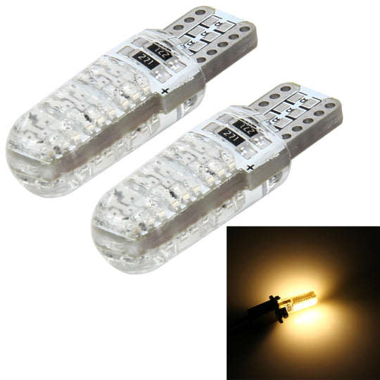 10 Stück T10 3W 300LM Silikon 6 LED SMD 5050 Auto-Umrissleuchten Lampe, DC 12V