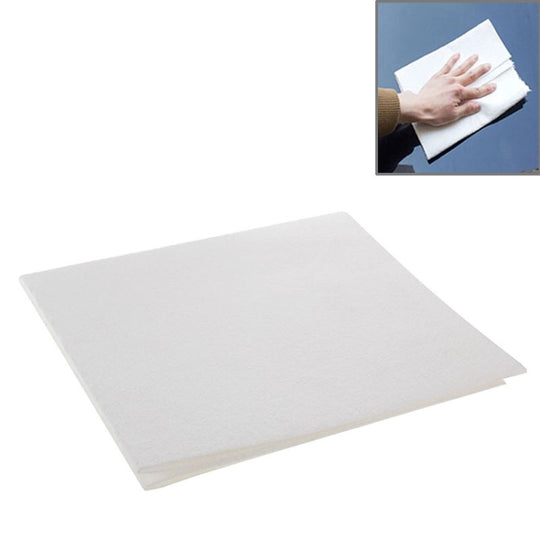 Chiffons de lavage de nettoyage de voiture en microfibre Chiffon propre pour travaux ménagers, taille: 38x48 cm (blanc)