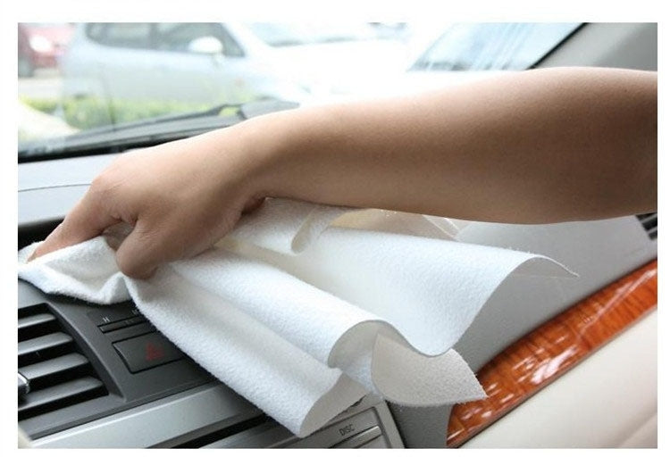 Microfiber Car Cleaning Washing Cloths Housework Clean Cloth, Size: 38x48cm(White) - Car washing supplies by buy2fix | Online Shopping UK | buy2fix