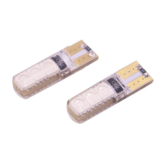 2 PCS T10 2W 120-140LM 6 LED Ice Blue 5050 LED Brake Light for Vehicles, DC12V by buy2fix