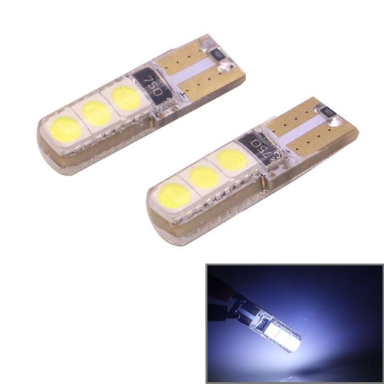 2 STÜCKE T10 2W 120-140LM ​​6 LED Eisblau 5050 LED Bremslicht für Fahrzeuge, DC12V
