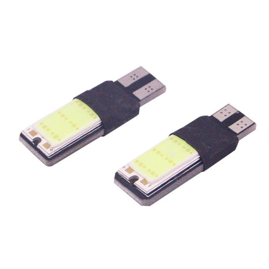 2 PCS T10 3W 160-180LM 2 LED Ice Blue COB LED Decode Car Clearance Lights Lamp, DC12V by buy2fix