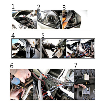 DC12V 35W H7 HID Xenon Super Vision Light Single Beam Waterproof High Intensity Discharge Lamp Kit, Color Temperature: 6000K - In Car by buy2fix | Online Shopping UK | buy2fix