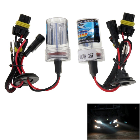 DC12V 35W H11 HID Xenon Light Lampe frontale étanche Super Vision à faisceau unique, température de couleur: 8000K, paquet de 2